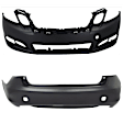 Front and Rear Primed Bumper Cover
