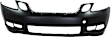 Front and Rear Primed Bumper Cover