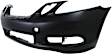Front and Rear Primed Bumper Cover