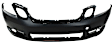 Front and Rear Primed Bumper Cover