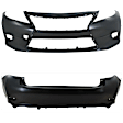 Front and Rear Primed Bumper Cover