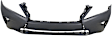 Front and Rear Primed Bumper Cover Base