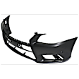 Front and Rear Primed Bumper Cover