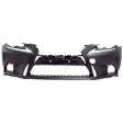 Front and Rear Primed Bumper Cover