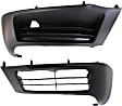 Front, Driver and Passenger Side Bumper End, Primed Plastic