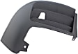 Front, Driver and Passenger Side Bumper End, Primed Plastic