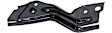 Front, Driver and Passenger Side Bumper End, Primed Steel