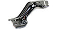 Front, Driver and Passenger Side Bumper End, Primed Steel