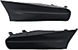 Front, Driver and Passenger Side Bumper Grilles, Textured Black
