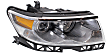 2007 Lincoln MKZ - Driver and Passenger Side Halogen Headlight, With bulb(s), OE Replacement