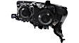 2007 Lincoln MKZ - Driver and Passenger Side Halogen Headlight, With bulb(s), OE Replacement