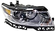 2008 Lincoln MKZ - Driver and Passenger Side Headlights, with Bulbs, Halogen, Not For Models with HID Headlights, CAPA Certified