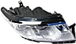 2008 Lincoln MKZ - Driver and Passenger Side Headlights, with Bulbs, Halogen, Not For Models with HID Headlights, CAPA Certified
