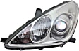 Driver and Passenger Side Headlights, With Bulbs, Halogen, without HID, Base Model