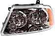 Driver and Passenger Side Halogen Headlight, With bulb(s), OE Replacement