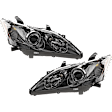 2007 Lexus ES350 - Driver and Passenger Side Halogen Headlight, Without bulb(s), For Models Without Adaptive Front-Lighting System, With  Lighting System, OE Replacement