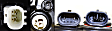 Driver and Passenger Side Headlights, with Bulbs, Halogen, For Models without HID Option, Canada Built Vehicle