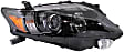 2010-2012 Lexus RX350 - Driver and Passenger Side Headlights, with Bulbs, Halogen, For Models without HID Option, Canada Built Vehicle