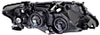 2010-2012 Lexus RX350 - Driver and Passenger Side Headlights, with Bulbs, Halogen, For Models without HID Option, Canada Built Vehicle