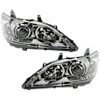 Driver and Passenger Side Headlights, without Bulbs, HID/Xenon, without HID Bulbs and ballast