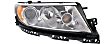 Driver and Passenger Side Headlights, with Bulbs, Halogen, For Models without Sport Appearance Package, CAPA Certified
