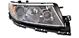 Driver and Passenger Side Headlights, with Bulbs, Halogen, For Models with Sport Appearance Package, CAPA Certified
