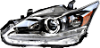 2011-2017 Lexus CT200h - Driver and Passenger Side Headlights, with Bulbs, Halogen, with wiring harness