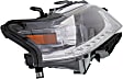 Driver and Passenger Side Headlights, with Bulbs, Halogen, For Models without HID Option, Canada Built Vehicle, with LED daytime running light