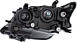 Driver and Passenger Side Headlights, with Bulbs, Halogen, For Models without HID Option, Canada Built Vehicle, with LED daytime running light