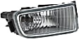 Front, Driver and Passenger Side Fog Lights, With bulb(s), Halogen, For Models Without HID Headlights