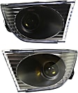 Front, Driver and Passenger Side Fog Lights, Without bulb(s), Halogen, For Models Without Sport Package