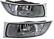 Front, Driver and Passenger Side Fog Lights, Without bulb(s), Halogen, For Models Without Sport Package