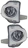 Front, Driver and Passenger Side Fog Lights, Without Bulb(s), Halogen