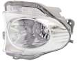Front, Driver and Passenger Side Fog Lights, Without Bulb(s), Halogen