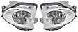 Front, Driver and Passenger Side Fog Lights, Without Bulb(s), Halogen, CAPA CERTIFIED