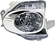 Front, Driver and Passenger Side Fog Lights, Without Bulb(s), Halogen, CAPA CERTIFIED