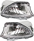Front, Driver and Passenger Side Fog Lights, Without Bulb(s), Halogen