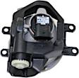 Front, Driver and Passenger Side Fog Lights, With bulb(s), Halogen