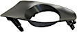 Front, Driver and Passenger Side Fog Light Trims, Primed, Canada Built Vehicle