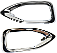 Front, Driver and Passenger Side Fog Light Trims, Chrome