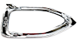 Front, Driver and Passenger Side Fog Light Trims, Chrome