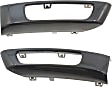 Front, Driver and Passenger Side Fog Light Trims, Textured Black
