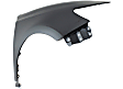 Front, Driver and Passenger Side Fenders, Without turn signal light hole