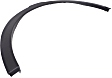 Front, Driver and Passenger Side Fender Trim, Textured Black, For Models With Active Park Assist System