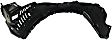Front, Driver and Passenger Side, Fender Liner