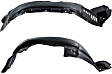 Front, Driver and Passenger Side, Fender Liner