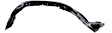 Front, Driver and Passenger Side, Fender Liner
