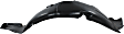 Front, Driver and Passenger Side, Fender Liner, Korea Built Vehicle
