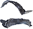 2009-2010 Lexus IS250 - Front, Driver and Passenger Side, Rear Section, Fender Liner
