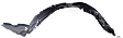 2009-2010 Lexus IS250 - Front, Driver and Passenger Side, Rear Section, Fender Liner